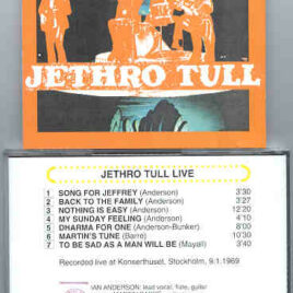Jethro Tull - Jethro Tull LIVE ( DV MORE Rec. ) ( Sweden 1969 )
