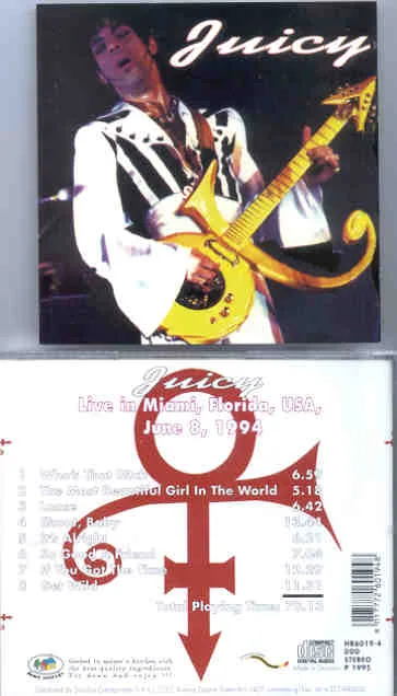 Prince – Juicy bootleg CD cover