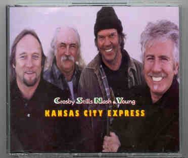 Neil Young / CSNY – Kansas City Express ( 3 CD set )( Kemper Arena , Kansas City , Missouri , January 26th , 2000 ) front cover Neil Young / CSNY - Kansas City Express ( 3 CD set )( Kemper Arena , Kansas City , Missouri , January 26th , 2000 ) front cover