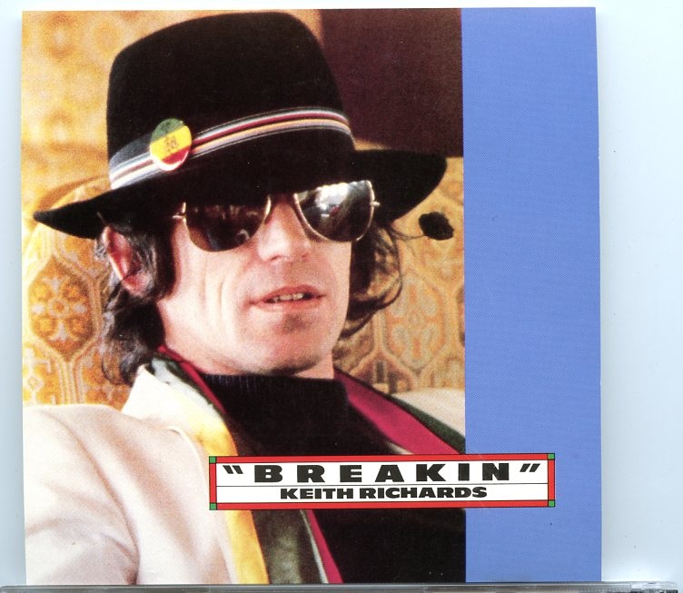 Keith Richards – Breakin front cover Keith Richards – Breakin front cover