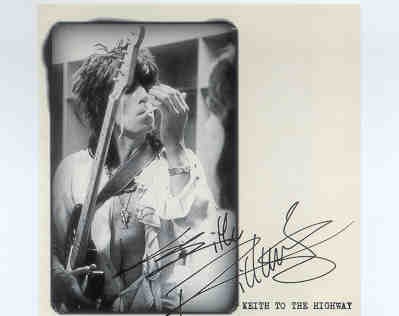 Rolling Stones – Keith To The Highway front cover Rolling Stones - Keith To The Highway front cover
