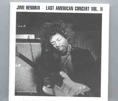 Jimi Hendrix – Last American Concert Part Two ( Swingin’ Pig Recs ) front cover Jimi Hendrix - Last American Concert Part Two ( Swingin' Pig Recs ) front cover