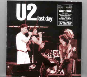 U2 – Last Day ( Live at Werchter , Belgium Festival Grounds , July 3rd , 1983 ) front cover U2 - Last Day ( Live at Werchter , Belgium Festival Grounds , July 3rd , 1983 ) front cover