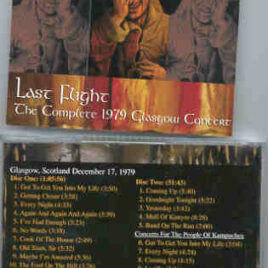 Paul McCartney - Last Flight  ( Vigotone )  ( 2 CD set ) 