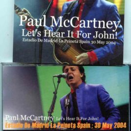 Paul McCartney - Lets Hear It For John (2CD) ( Estadio De Madrid La Peineta Spain, 30 May 2004. Digital Aud ) ( Green Apple )