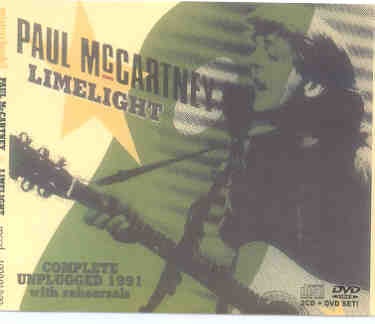 Paul McCartney – Limelight ( 2 CD + 1 DVD SET ) ( Misterclaudel ) ( Unplugged Sessions Limehouse TV , Jan 25th , 1991 ) front cover Paul McCartney - Limelight ( 2 CD + 1 DVD SET ) ( Misterclaudel ) ( Unplugged Sessions Limehouse TV , Jan 25th , 1991 ) front cover