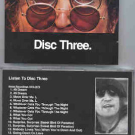 John Lennon - Listen To This Vol.3   ( Vigotone )