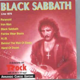 Black Sabbath - Live 1970 ( Armando Curcio Editore ) front cover