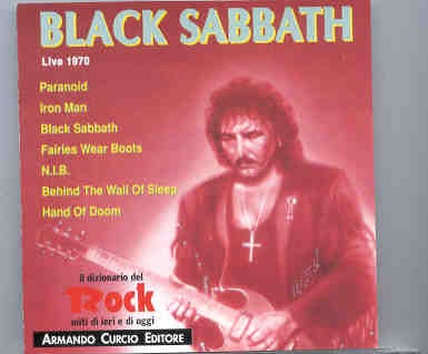 Black Sabbath – Live 1970 ( Armando Curcio Editore ) front cover Black Sabbath - Live 1970 ( Armando Curcio Editore ) front cover