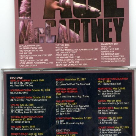 Paul McCartney – Live Performance at the concert Vol. 1 – Radio and Tv (2 CD) – Misterclaudel