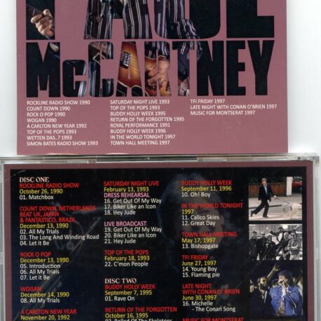 Paul McCartney – Live Performance at the concert Vol. 2 – Radio and Tv (2 CD) – Misterclaudel