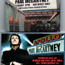 Paul McCartney - Live At Apollo Theater 2010 ( 2 CD SET )( Greenapple ) ( Apollo Theater , New York , USA , Dec, 13th , 2010 )