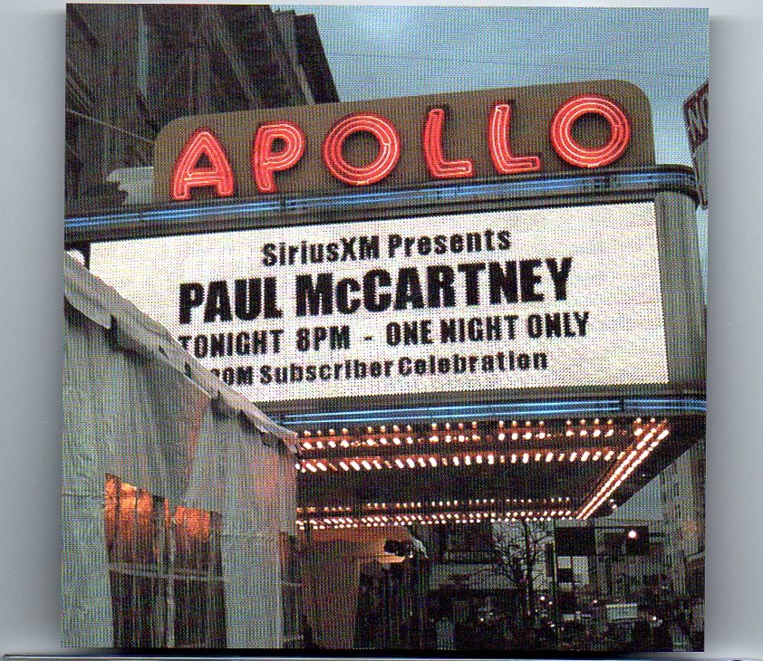 Paul McCartney – Live At Apollo Theater 2010 ( 2 CD SET )( Greenapple ) ( Apollo Theater , New York , USA , Dec, 13th , 2010 ) front cover Paul McCartney - Live At Apollo Theater 2010 ( 2 CD SET )( Greenapple ) ( Apollo Theater , New York , USA , Dec, 13th , 2010 ) front cover