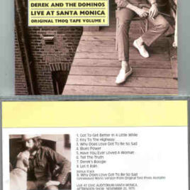 Eric Clapton - Live At Sta Monica 1970 ( Derek & The Dominoes at Civic Auditorium , Nov 20th , 1970 , Afternoon Show )