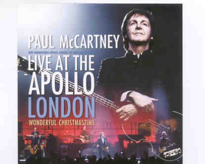 Paul McCartney – Live At Apollo London 2010( 2 CD SET ) ( HMV Hammersmith Apollo , London , UK , Dec, 18th , 2010 ) front cover Paul McCartney - Live At Apollo London 2010( 2 CD SET ) ( HMV Hammersmith Apollo , London , UK , Dec, 18th , 2010 ) front cover