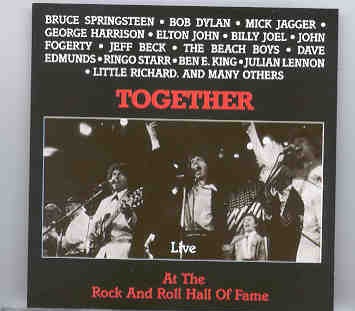 Various Artists – Together At The Rock And Roll Hall Of Fame ( Living Legend ) front cover Various Artists - Together At The Rock And Roll Hall Of Fame ( Living Legend ) front cover