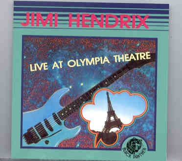 Jimi Hendrix – Live At The Olympia Theatre ( Black Panther ) front cover Jimi Hendrix - Live At The Olympia Theatre ( Black Panther ) front cover