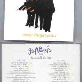 P. Gabriel / GENESIS / P. Collins - Never Forget Jesus ( Highland )( Royal Albert Hall , London , UK , Nov 16th , 1992 ) ( 2 CD SET )