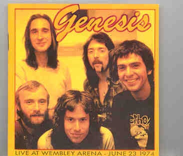 P. Gabriel / GENESIS / P. Collins – Live At The Wembley Arena ( UK , June 23rd , 1974 ) front cover P. Gabriel / GENESIS / P. Collins - Live At The Wembley Arena ( UK , June 23rd , 1974 ) front cover
