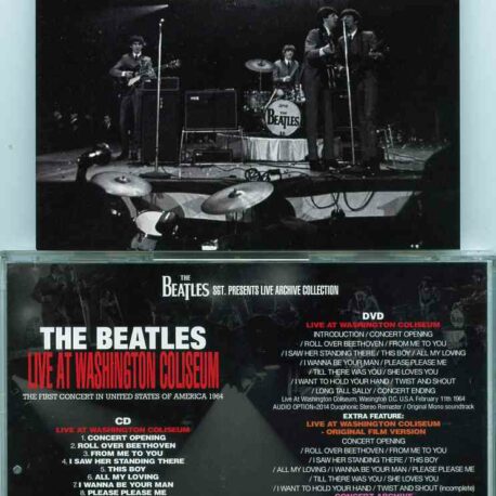 The Beatles - Live At Washington Coliseum (1CD+1DVD) The First Concert In United States Of America 1964 ( 2014 SGT Records )
