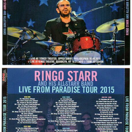 Ringo Starr - Live From Paradise Tour 2015   ( 4 CD - 1 DVD SET )