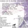 Rolling Stones - Live In Belgium ( 2 CD!!!!! set ) ( Seagull )