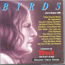The Byrds - Live in Boston 1969 front cover