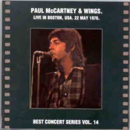 Paul McCartney - Live In Boston , USA , May 22nd , 1976 ) ( 2 CD set ) front cover