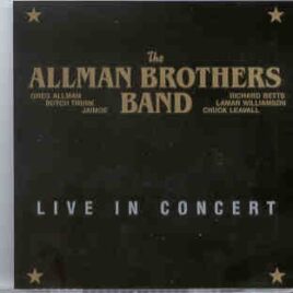 Allman Brothers Band - Live In Concert ( USA 1973 ) ( Living Legend ) front cover