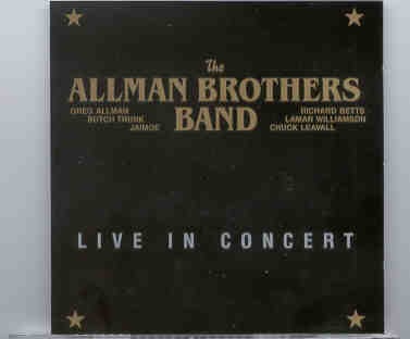 Allman Brothers Band – Live In Concert ( USA 1973 ) ( Living Legend ) front cover Allman Brothers Band - Live In Concert ( USA 1973 ) ( Living Legend ) front cover