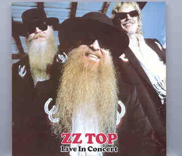 ZZ TOP – Live In Concert ( Recorded Live at the Capitol Theater , New Jersey , in June 1980 ) front cover ZZ TOP - Live In Concert ( Recorded Live at the Capitol Theater , New Jersey , in June 1980 ) front cover