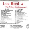Lou Reed / Velvet Underground - Live In Europe 1993 ( Swingin' Pig ) ( 2 CD SET )