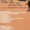 Traffic - When The Last Flies ( 2 CD!!!!! set ) ( Tarrant County , Texas , USA , October 12th , 1974 )