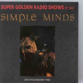 Simple Minds - Live In Glasgow 1982 front cover