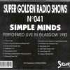 Simple Minds - Live In Glasgow 1982