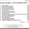 Rolling Stones - Live In London , 1963 - 1965  ( Document )