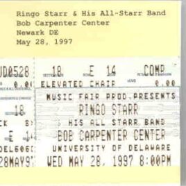 Ringo Starr - Live In Newark 1997 ( 2 CD SET ) ( Newark , DE , USA , May 28th , 1997 ) Picture front cover