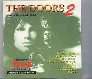 The Doors – Live In New York 1970 ( Armando Curcio Editore ) front cover The Doors - Live In New York 1970 ( Armando Curcio Editore ) front cover
