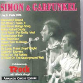 Simon & Garfunkel - Live In Paris 1970 front cover