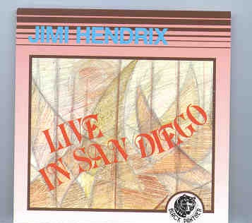 Jimi Hendrix – Live In San Diego ( Black Panther ) front cover Jimi Hendrix - Live In San Diego ( Black Panther ) front cover