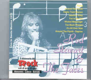 The Face / Rod Stewart – Live In Santa Monica 1970 front cover The Face / Rod Stewart - Live In Santa Monica 1970 front cover