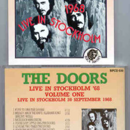 The Doors - Live In Stockholm 1968 Vol 1 ( Stockholm September 20th , 1968 )