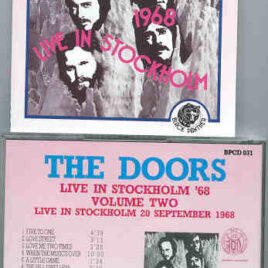The Doors - Live In Stockholm 1968 Vol 2 ( Stockholm September 20th , 1968 )