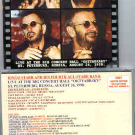 Ringo Starr - Live In St Petersburg , Russia , August 26th , 1998 ( 2 CD!!!!! set )