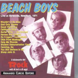 The Beach Boys - Live In Syracuse 1970 front cover