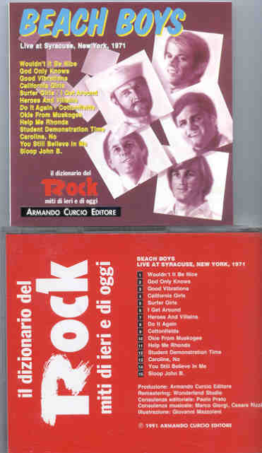 The Beach Boys - Live In Syracuse 1970