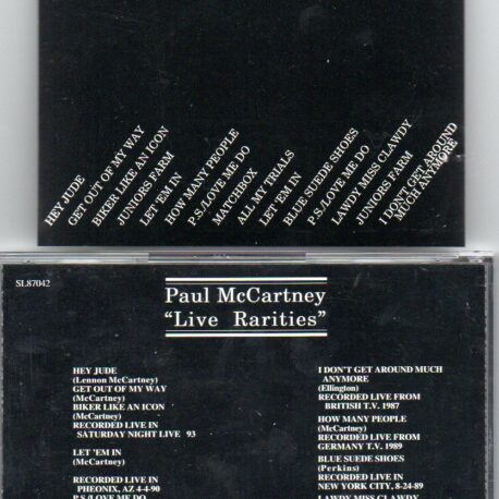 Paul McCartney - Live Rarities ( Saturday Night Live 1993 )