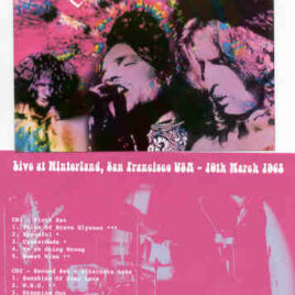Eric Clapton - Live Scream ( 2 CD SET ) ( Cream at Winterland , San Francisco , USA , March 10th , 1968 )