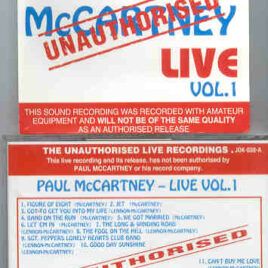 Paul McCartney - Unauthorized Live Vol 1 ( Joker )