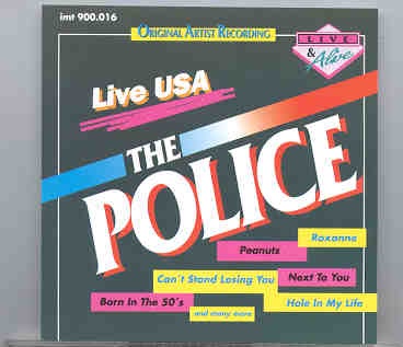 Sting / The Police – Live USA ( Live in the USA 1977 ) front cover Sting / The Police - Live USA ( Live in the USA 1977 ) front cover